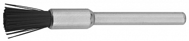 Щетка ЗУБР кистевая на шпильке 5,0х3,2мм, L 43,0мм, нейлоновая